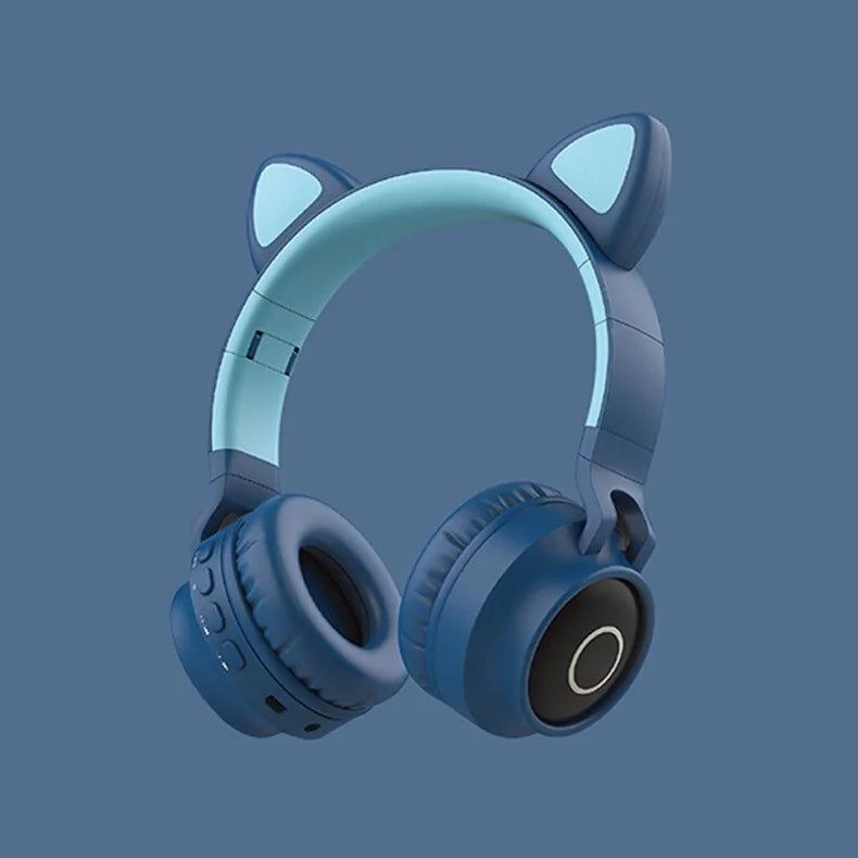 Écouteurs Bluetooth 5.0 « oreilles de chat »